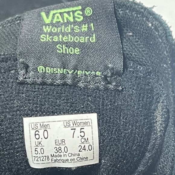 Vans x Disney SK8 Hi Women 7.5 Sneaker Pixar Toy Story Buzz Lightyear Men 6 Shoe - Picture 10 of 11